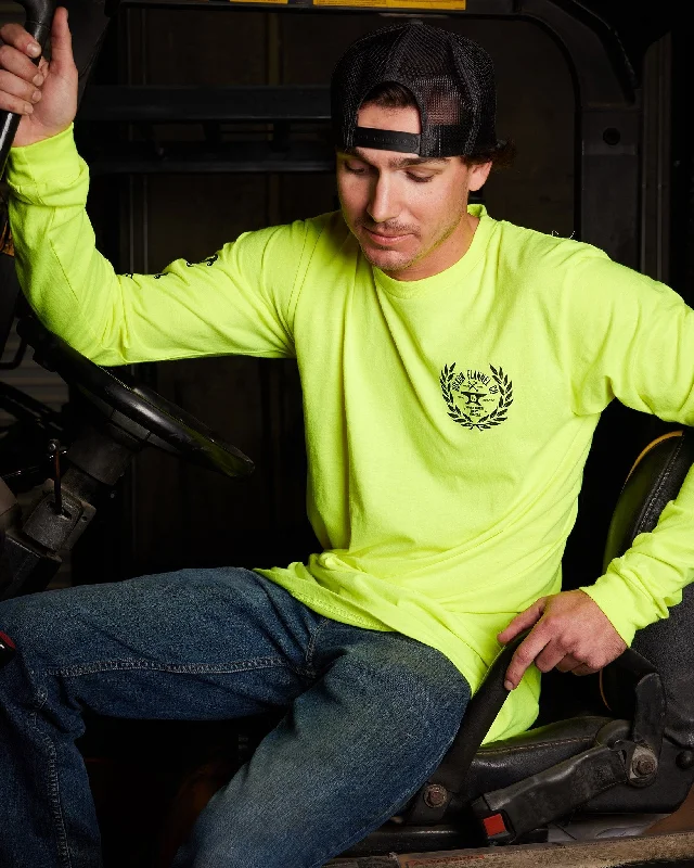 Approved Hi Vis Long Sleeve T-Shirt - Yellow