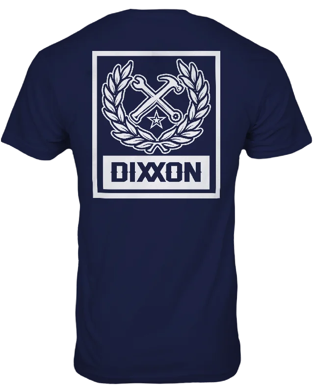 Box Crest T-Shirt - Navy & White