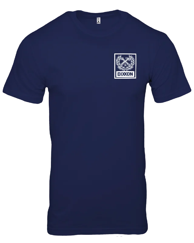 Box Crest T-Shirt - Navy & White