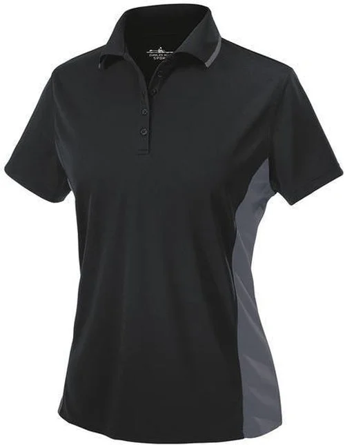 Charles River Ladies Color Blocked Wicking Polo