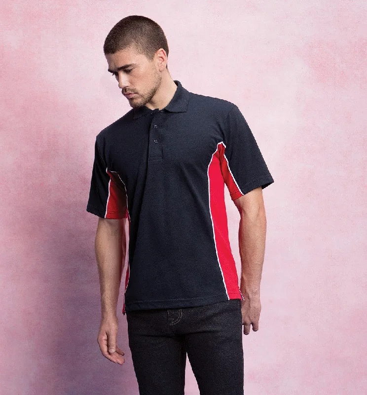 Gamegear Track Polo | BLACK/GOLD/WHITE