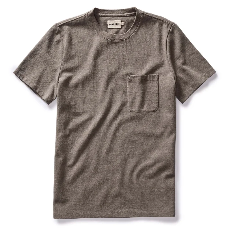 The Heavy Bag Tee in Smoked Olive