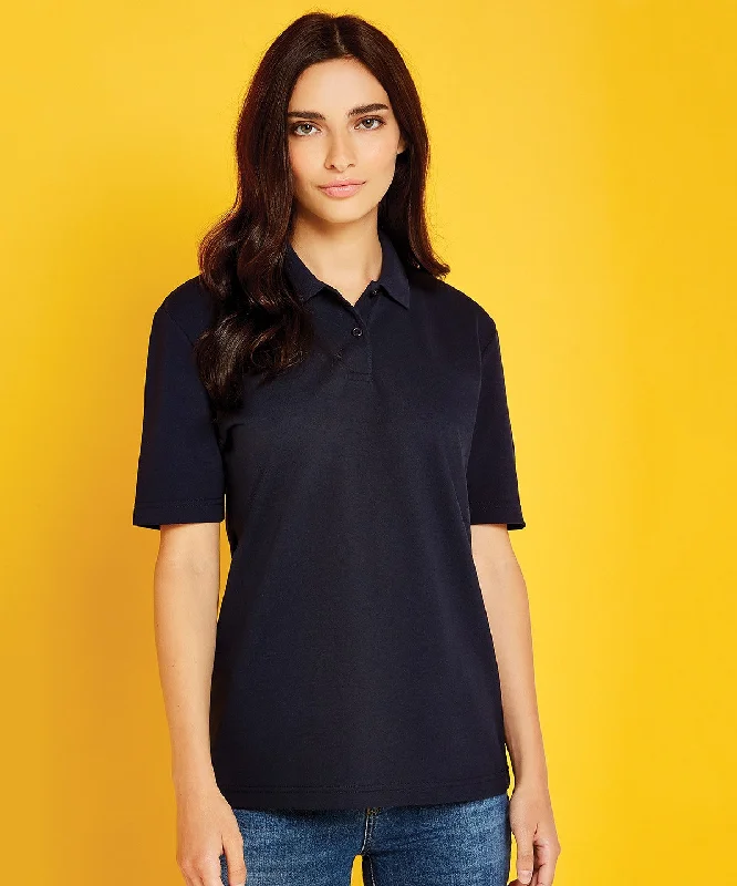 Ladies Regular Fit Workforce Pique Polo Shirt | BLACK