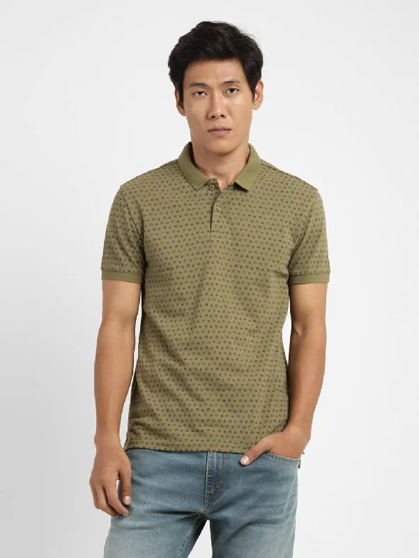 Men's Floral Polo T-shirt