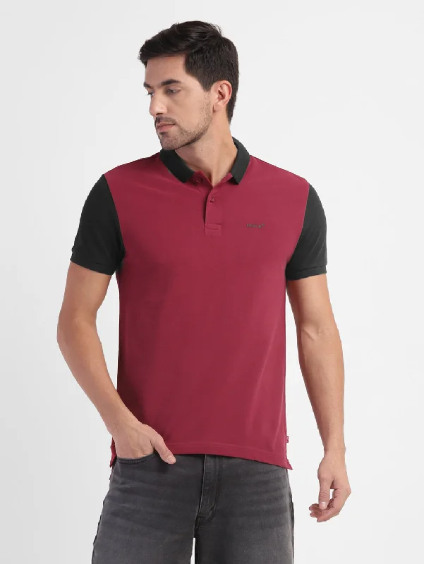 Men's Colorblock Polo T-shirt