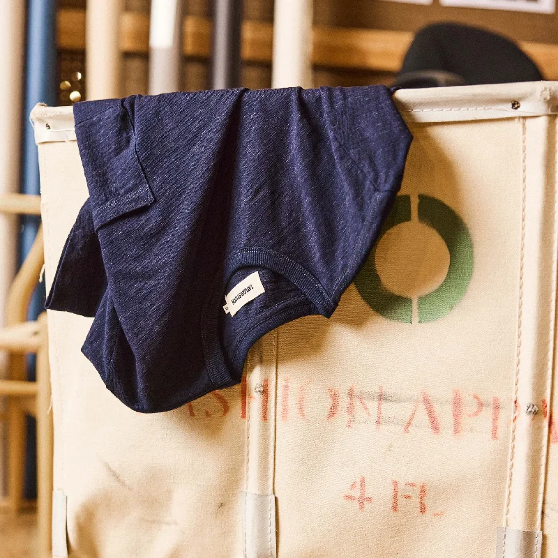 The Organic Cotton Tee in Rinsed Indigo