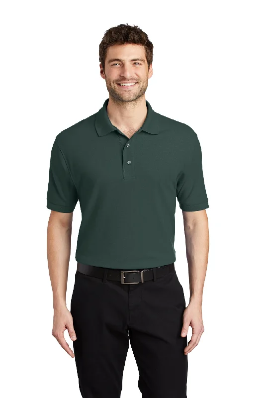 Port Authority K500 Silk Touch Polo - Dark Green