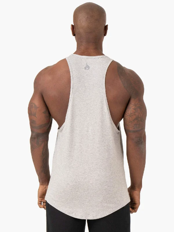 Pursuit Baller Tank - Light Grey Marl