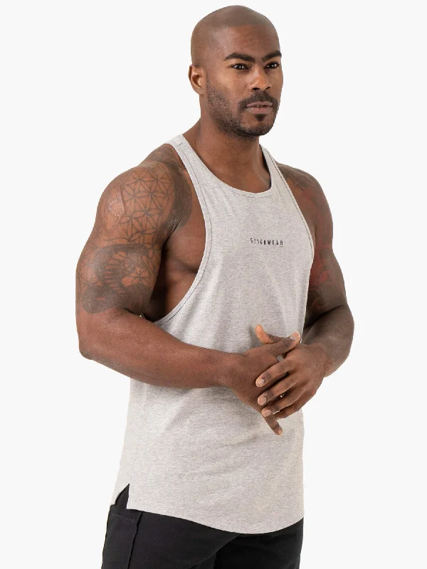 Pursuit Baller Tank - Light Grey Marl