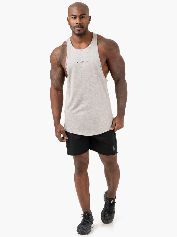 Pursuit Baller Tank - Light Grey Marl