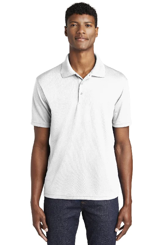 Sport-Tek ST640 PosiCharge RacerMesh Polo - White