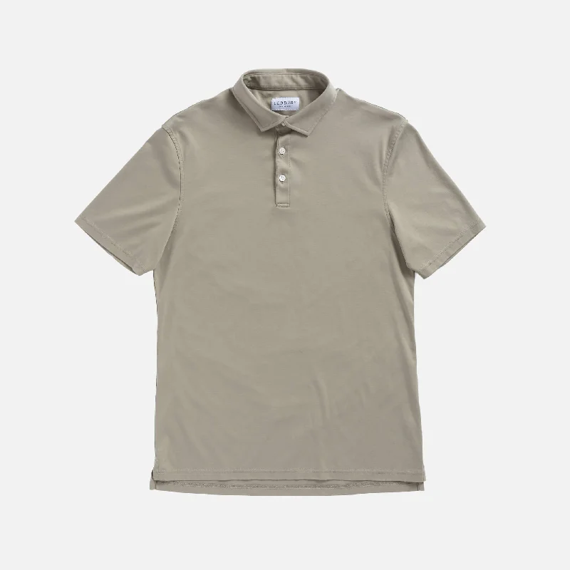 The Tan Arlon Knit Custom Polo