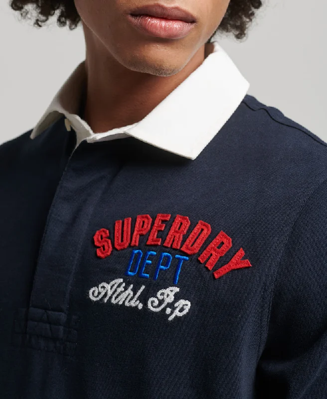 Vintage Applique Rugby Shirt | Eclipse Navy