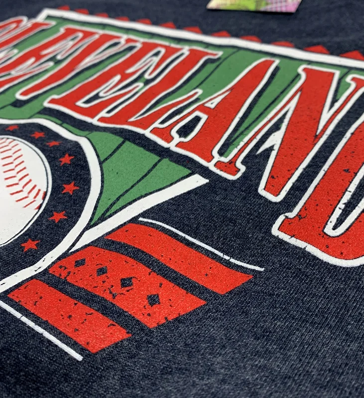 Vintage Cleveland Baseball Navy T shirt