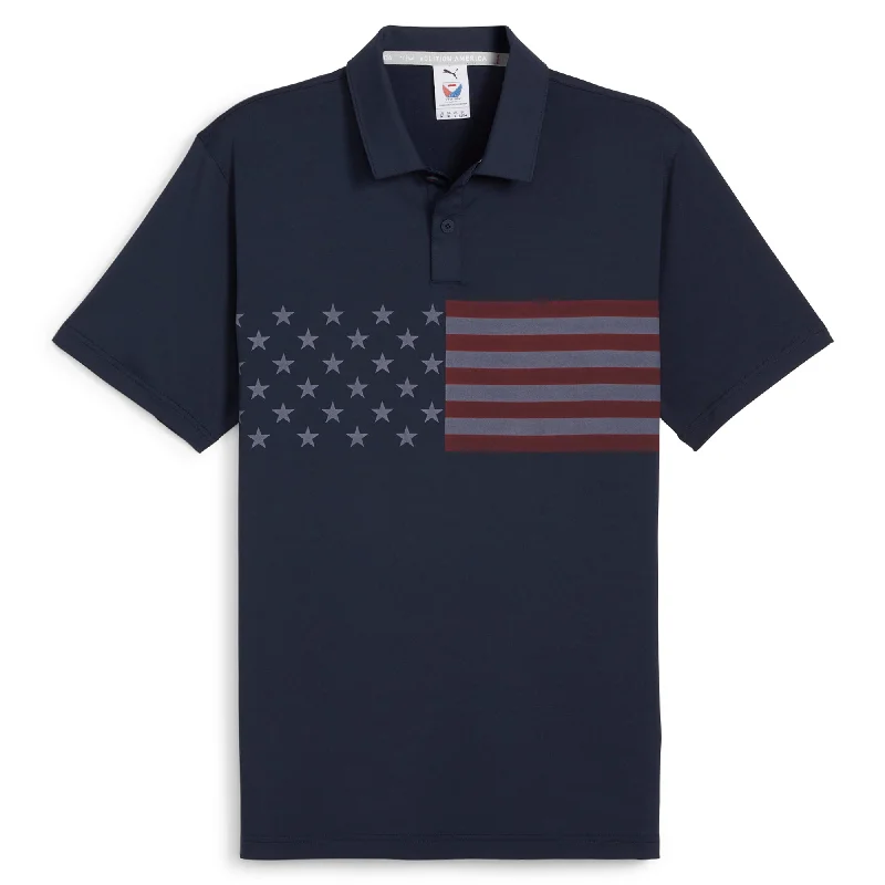 Volition Stars & Bars Golf Polo