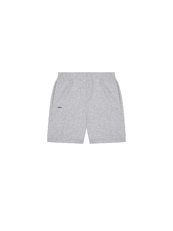 365 Midweight Mid Length Shorts—grey-marl