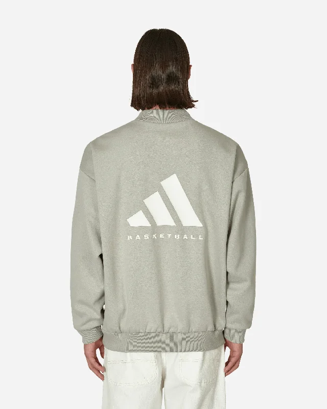 Basketball Crewneck Sweatshirt Grey