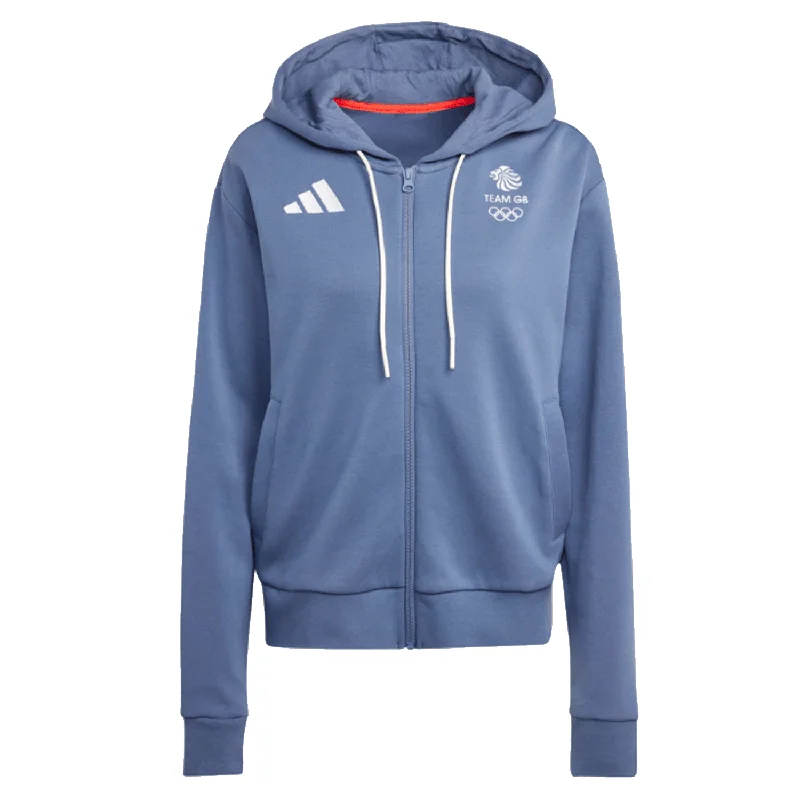 adidas Team GB Women's Village Hoodie Blue