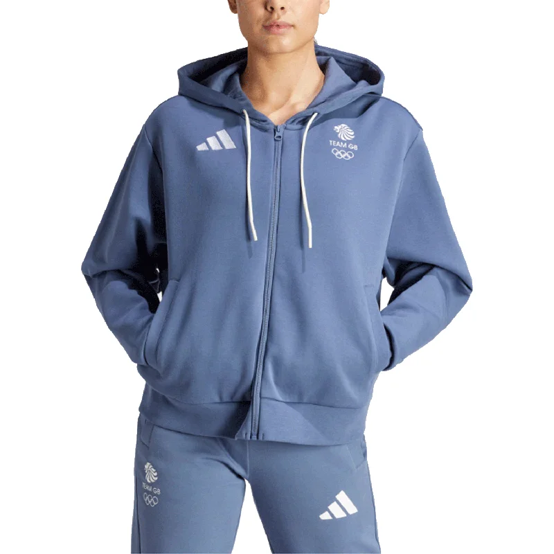 adidas Team GB Women's Village Hoodie Blue