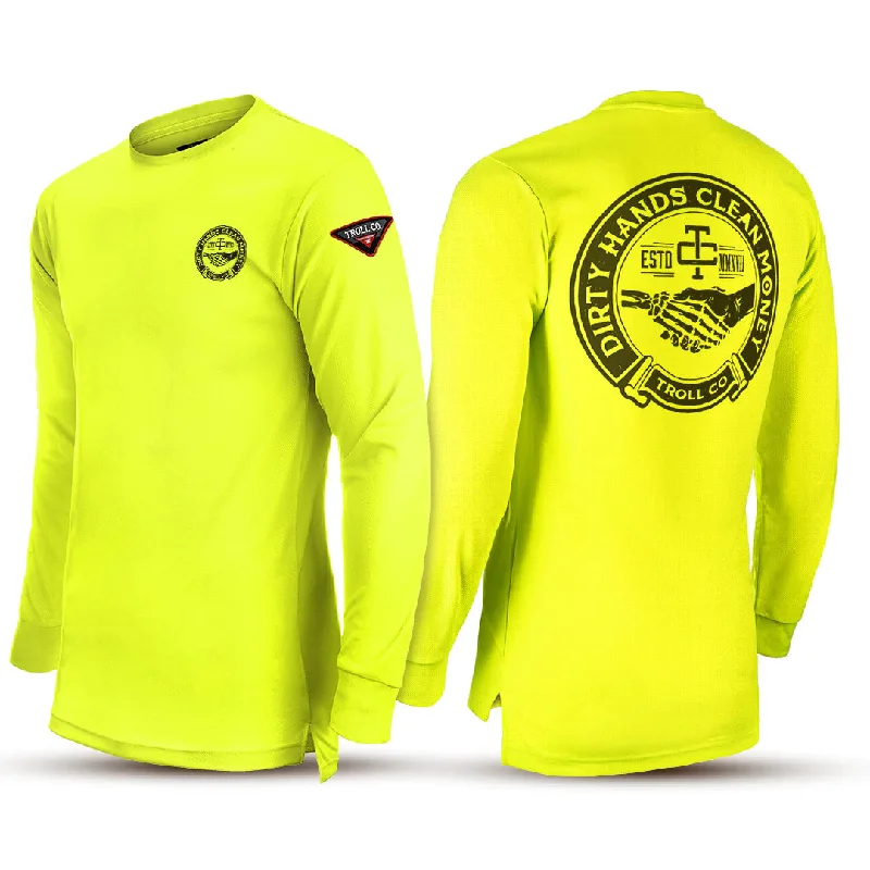 Haggler Long Sleeve: Bright Lime