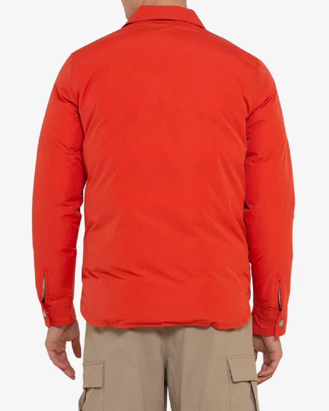 ALPINE PADDED OVERSHIRT - RED CLAY