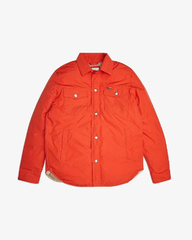 ALPINE PADDED OVERSHIRT - RED CLAY