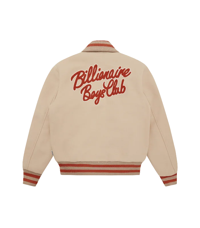 ASTRO VARSITY JACKET - CREAM