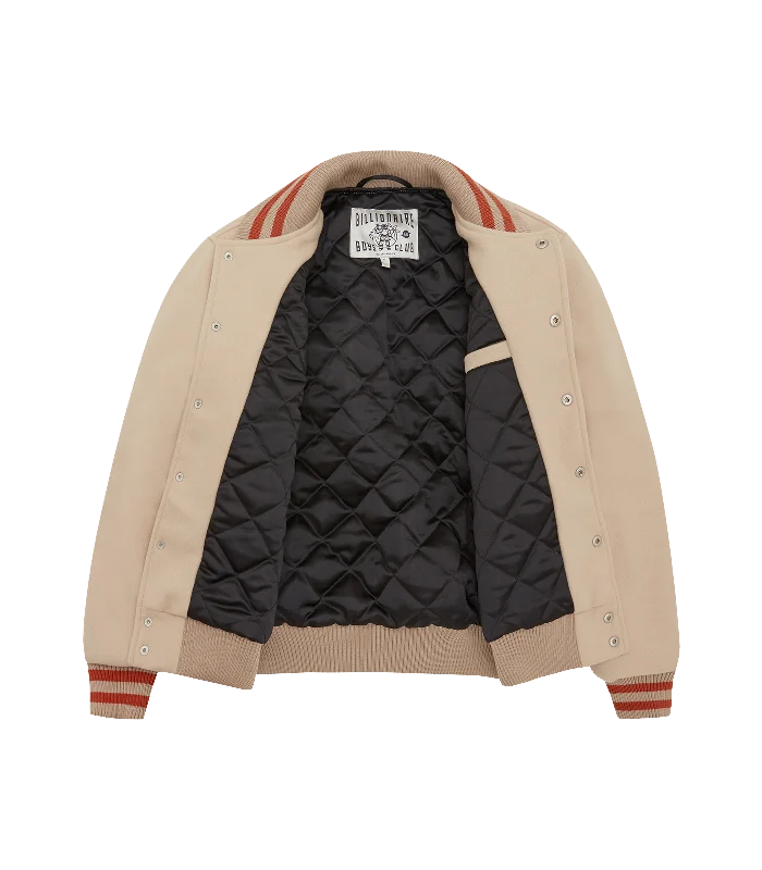 ASTRO VARSITY JACKET - CREAM