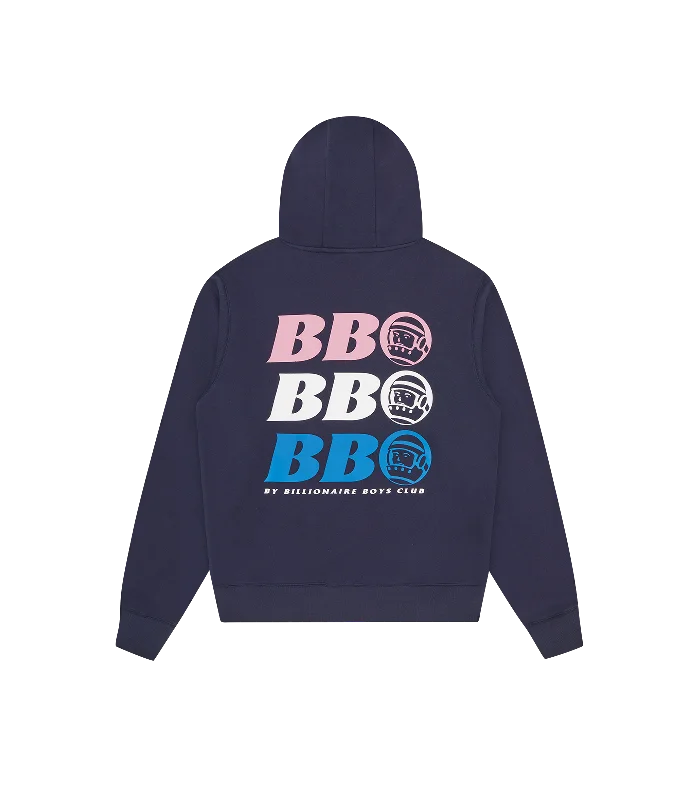 BB ASTRO REPEAT LOGO POPOVER HOOD - NAVY