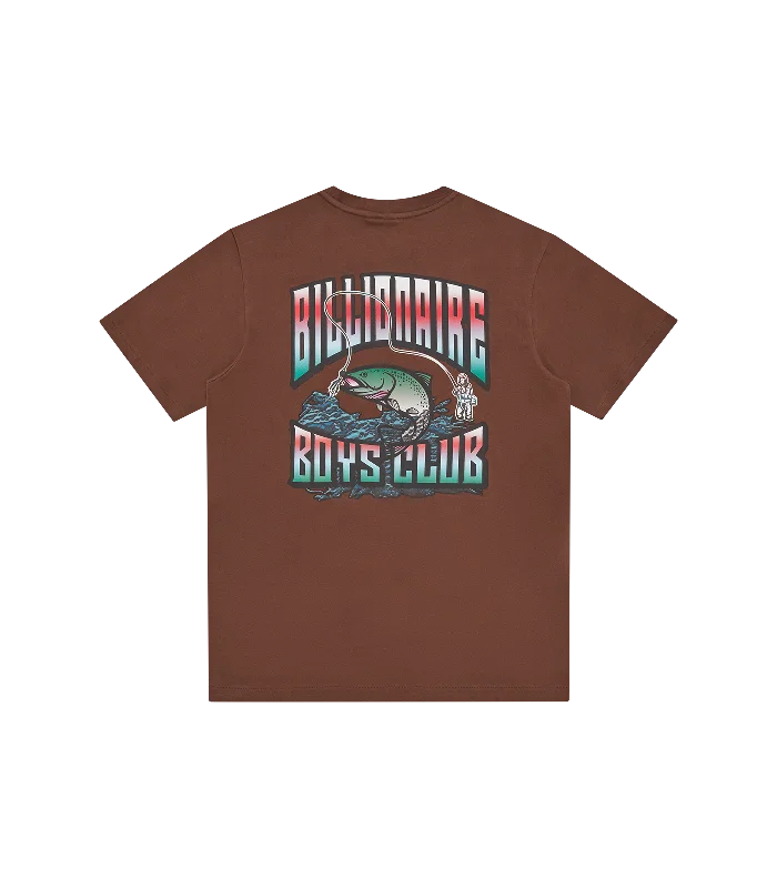 BIG CATCH T-SHIRT - BROWN