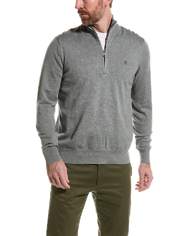 Brooks Brothers Logo 1/2-Zip Pullover