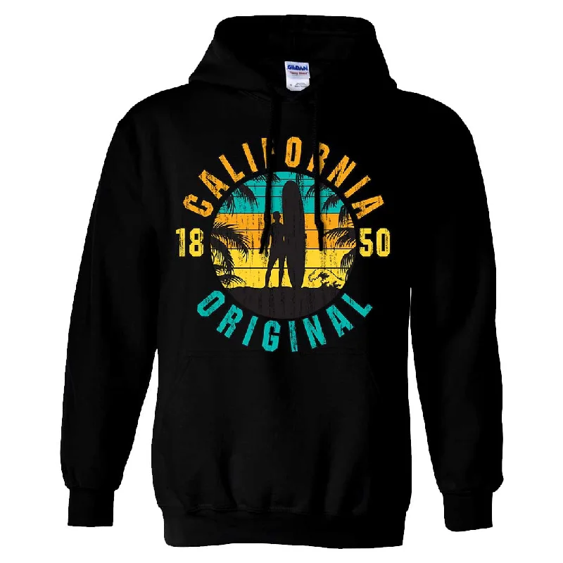 California Original Vintage Surfer Sweatshirt Hoodie