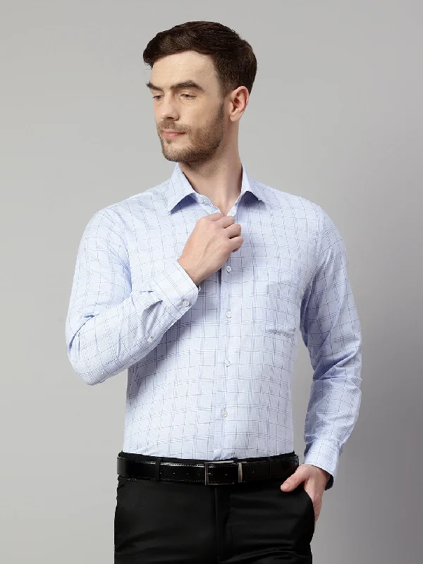 Cantabil Men Sky Blue Shirt