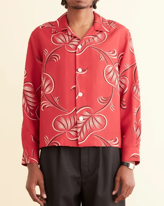 Creeping Begonia Long Sleeve Shirt