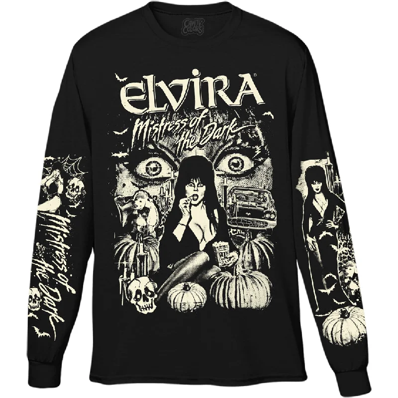 ELVIRA: VAMP OF CAMP - LONG SLEEVE SHIRT