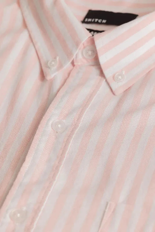 Fortunato Light Pink Stripes Shirt