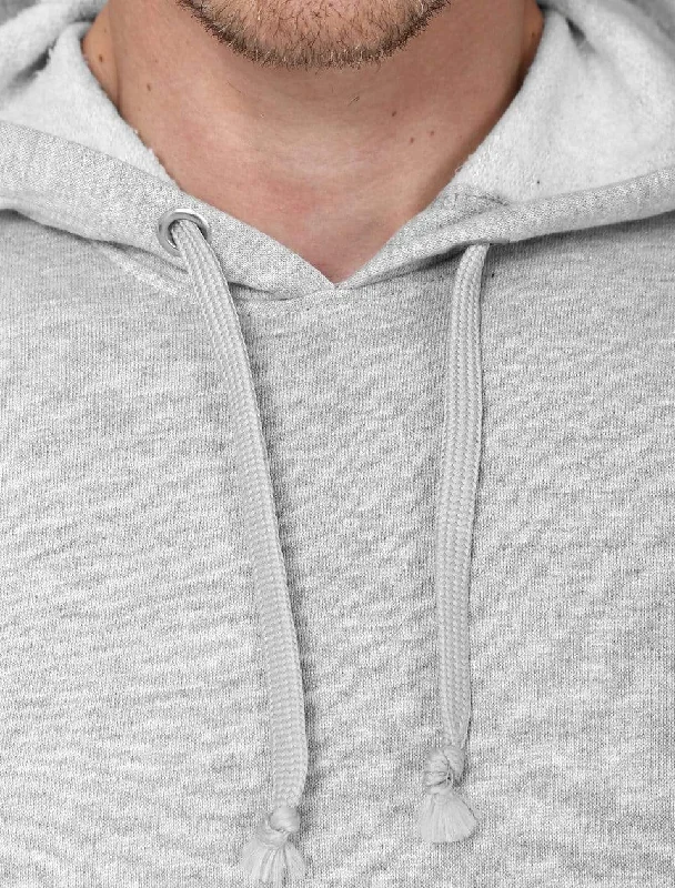 Men's Regular Fit Hooded Sweatshirt - Grey