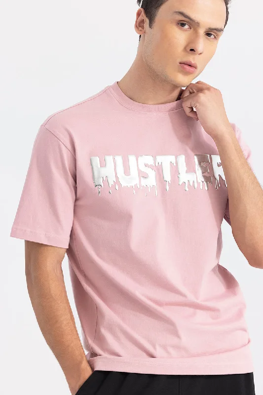 Hustler Pink Korean Styled T-Shirt