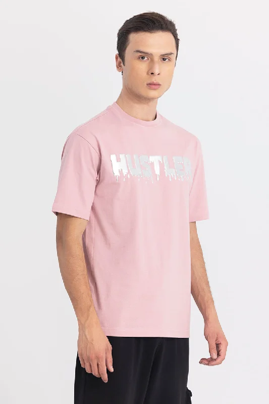 Hustler Pink Korean Styled T-Shirt