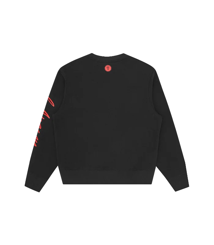 ICTV CREWNECK - BLACK