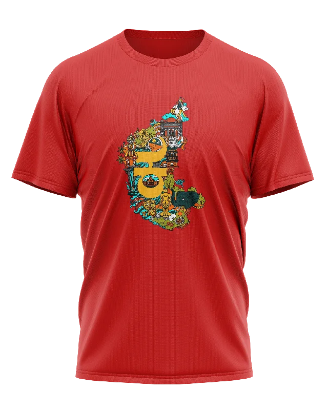 Ka Karnataka Design T-shirt