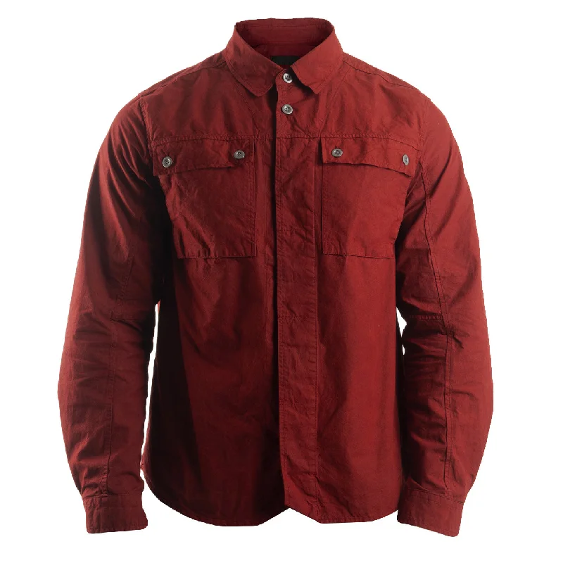 Left Hand Twin Pocket Shirt Burgundy