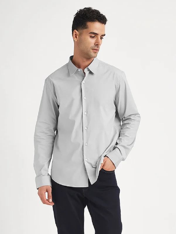 Men's Solid Slim Fit Shirt