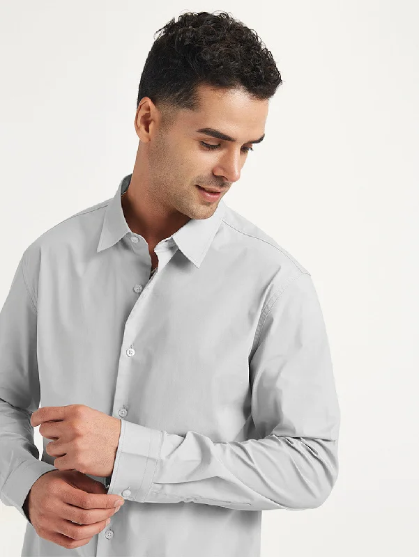 Men's Solid Slim Fit Shirt