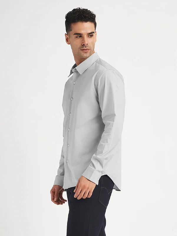 Men's Solid Slim Fit Shirt