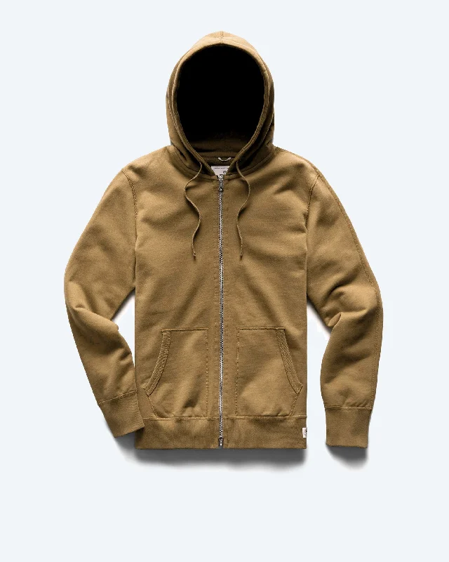 Midweight Terry Slim Zip Hoodie