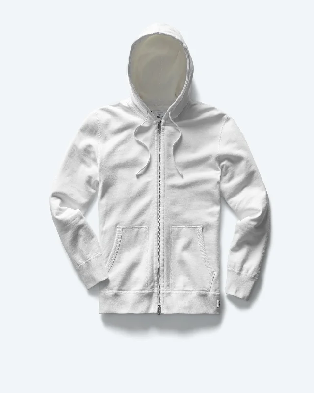 Midweight Terry Slim Zip Hoodie