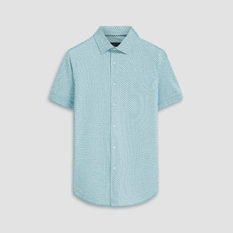 Miles Geometric OoohCotton Short Sleeve Shirt