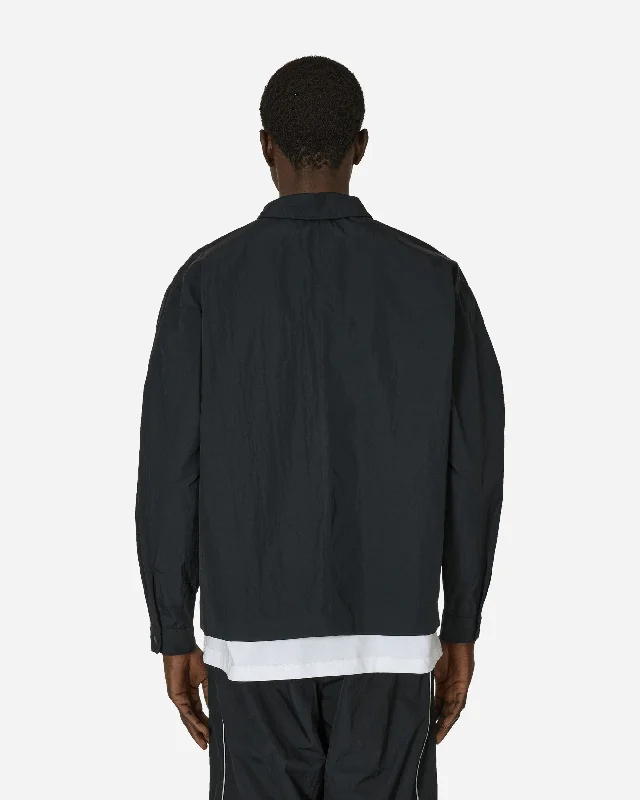 Tech Pack Woven Longsleeve Shirt Black