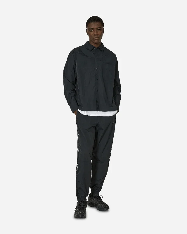 Tech Pack Woven Longsleeve Shirt Black